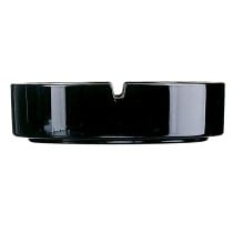 Ashtray Arcoroc 6 Units Stackable Set Black Glass 10,7 cm