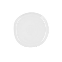 Flat plate Ariane Earth Ceramic White Ø 27 cm (6 Units)