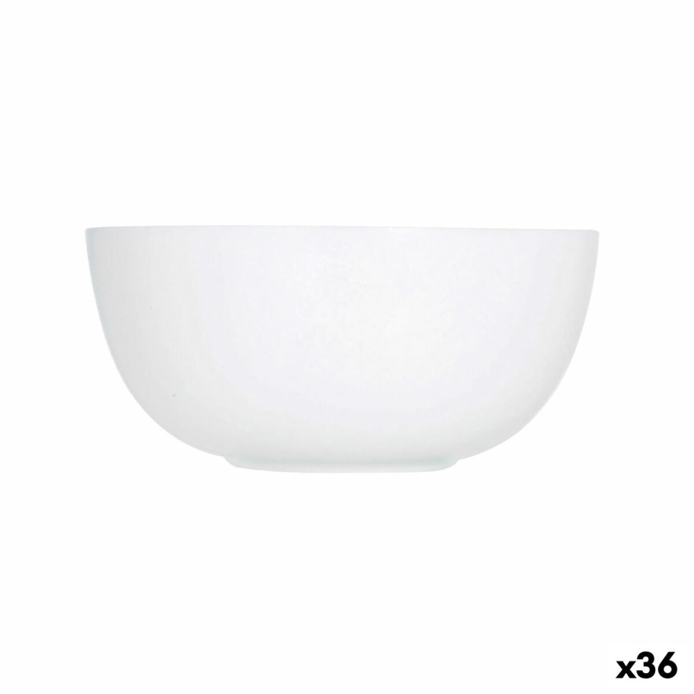 Salatschüssel Luminarc Diwali Weiß Glas 12 cm (36 Stück)