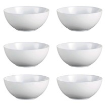 Schalenset Luminarc Diwali Weiß Glas (18 cm) (6 pcs)