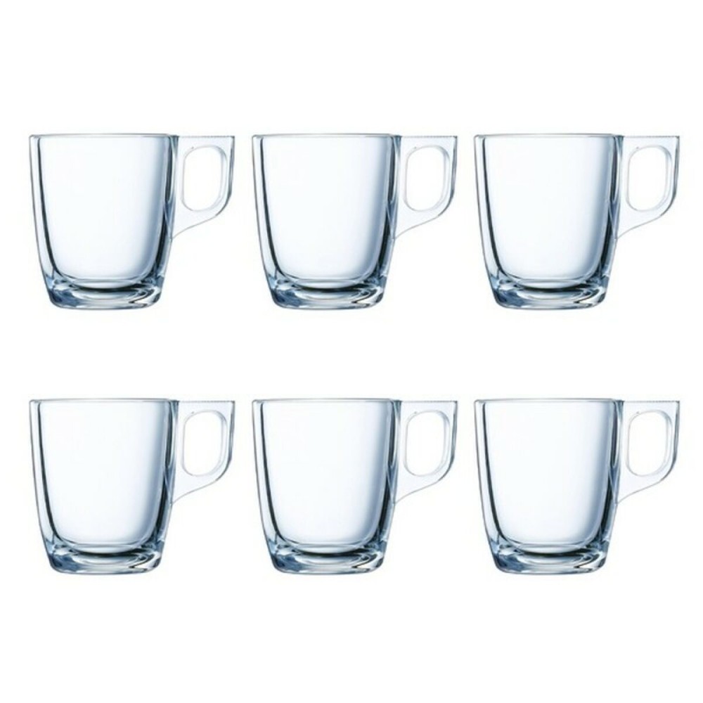 Satz von Kaffeetassen Luminarc Nuevo Durchsichtig Glas 90 ml 6 Stücke