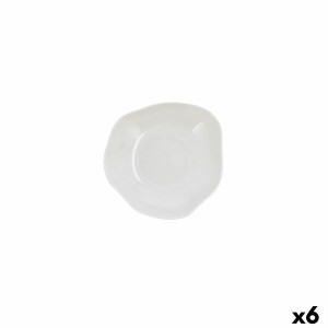 Satz für Appetithäppchen Ariane Earth Weiß aus Keramik Ø 17 cm (6 Stück)