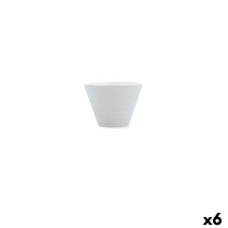 Satz für Appetithäppchen Ariane Artisan Weiß aus Keramik 11 cm (6 Stück)