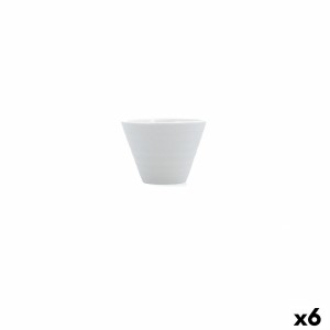 Satz für Appetithäppchen Ariane Artisan Weiß aus Keramik 11 cm (6 Stück)