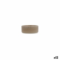 Satz für Appetithäppchen Ariane Porous Beige aus Keramik 12 cm (12 Stück)