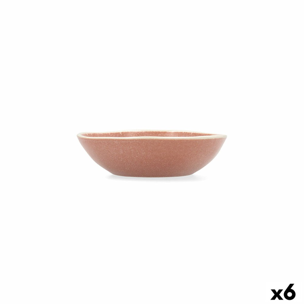 Schüssel für Vorspeisen Bidasoa Gio Braun aus Keramik 15 x 4 cm (6 Stück)