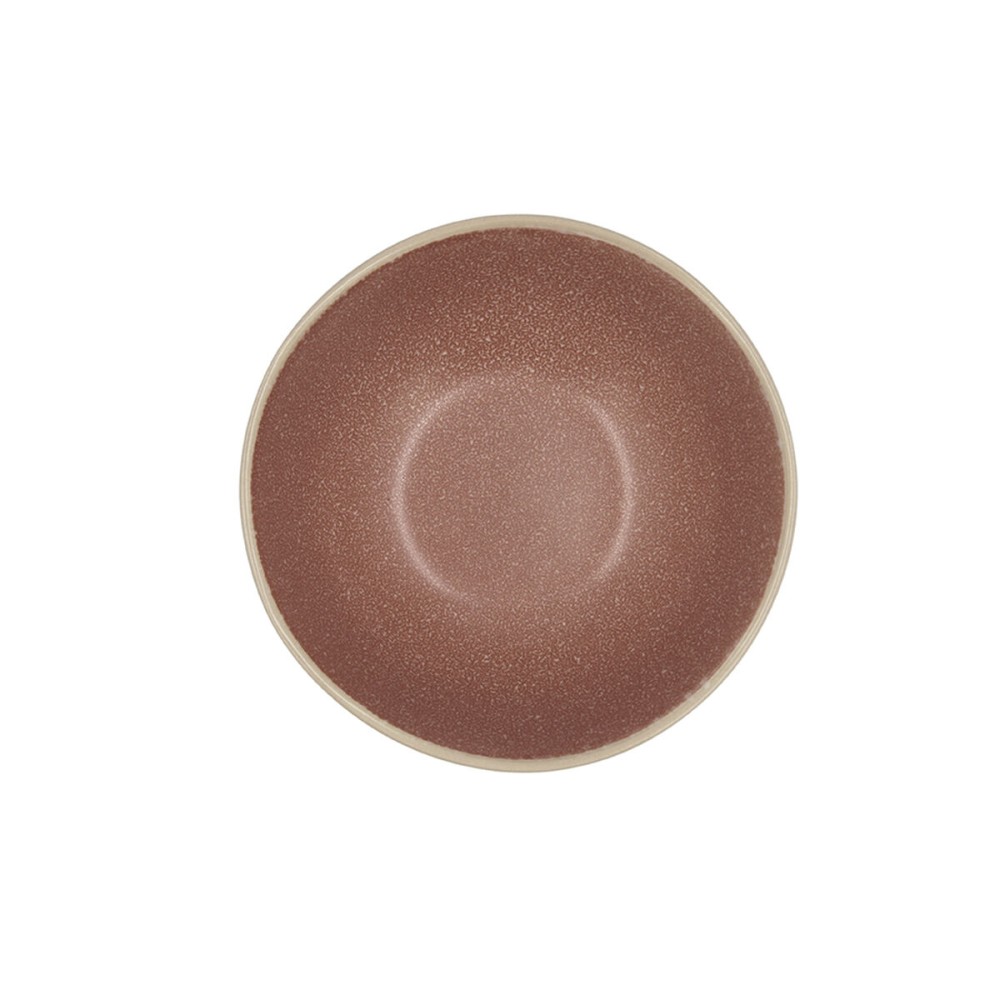 Snack Bowl Bidasoa Gio Brown Ceramic 15 x 4 cm (6 Units)