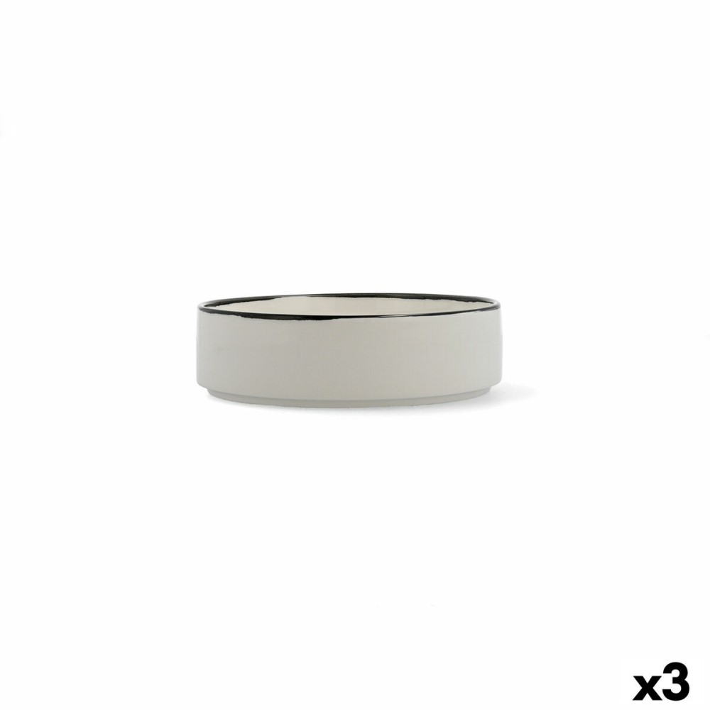 Satz für Appetithäppchen Ariane Vital Filo Weiß aus Keramik Ø 18 cm (3 Stück)