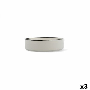 Satz für Appetithäppchen Ariane Vital Filo Weiß aus Keramik Ø 18 cm (3 Stück)
