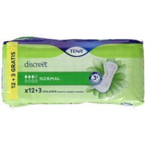 Compresses pour Incontinence Tena Discreet 15 Unités (Parapharmacie)