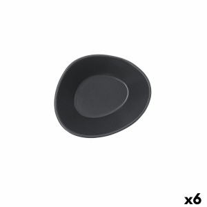 Ensemble à apértif Bidasoa Cosmos Gris Céramique 12 cm (6 Unités)
