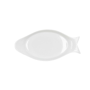 Kochschüssel Quid Gastro aus Keramik Weiß (32.5 x 15,5 x 2,5 cm) (Pack 6x)