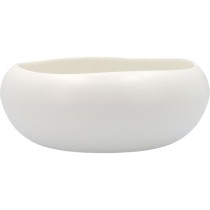 Snack Bowl Ariane Organic White Ceramic Ø 21 cm (2 Units)