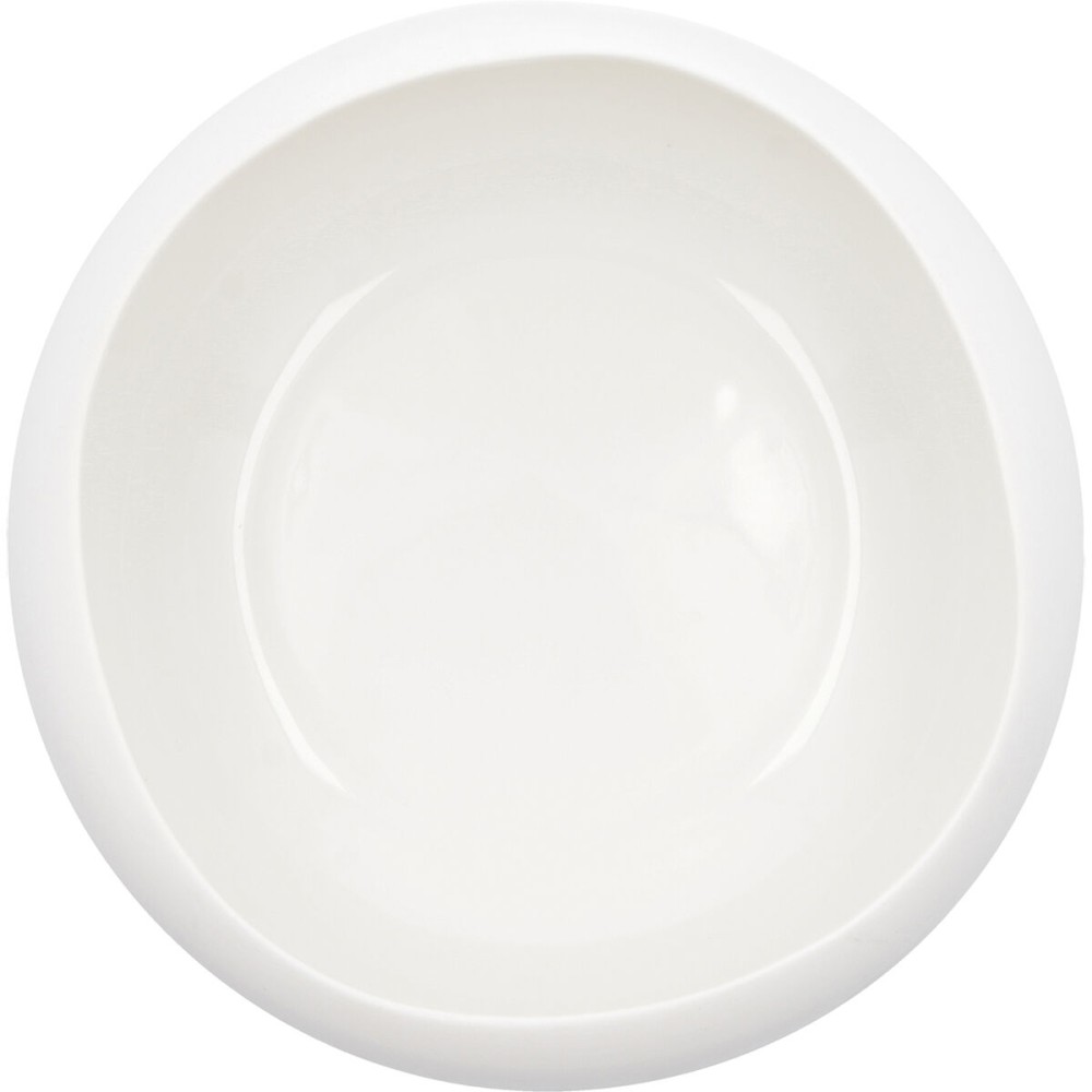 Snack Bowl Ariane Organic White Ceramic Ø 21 cm (2 Units)