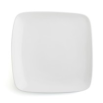 Flacher Teller Ariane Vital Square karriert Weiß aus Keramik 30 x 22 cm (6 Stück)