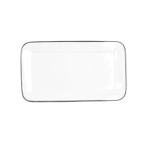 Snack tray Quid Gastro White Ceramic 31 x 18 cm (6 Units)