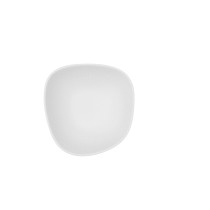 Bol Bidasoa Fosil Blanc Céramique Carré