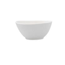 Bol Bidasoa Fosil Blanc Céramique Carré