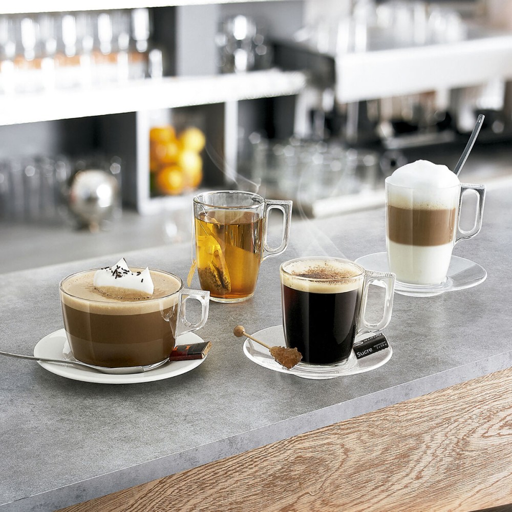 Satz von Kaffeetassen Luminarc Nuevo Durchsichtig Glas 90 ml (6 Stück)