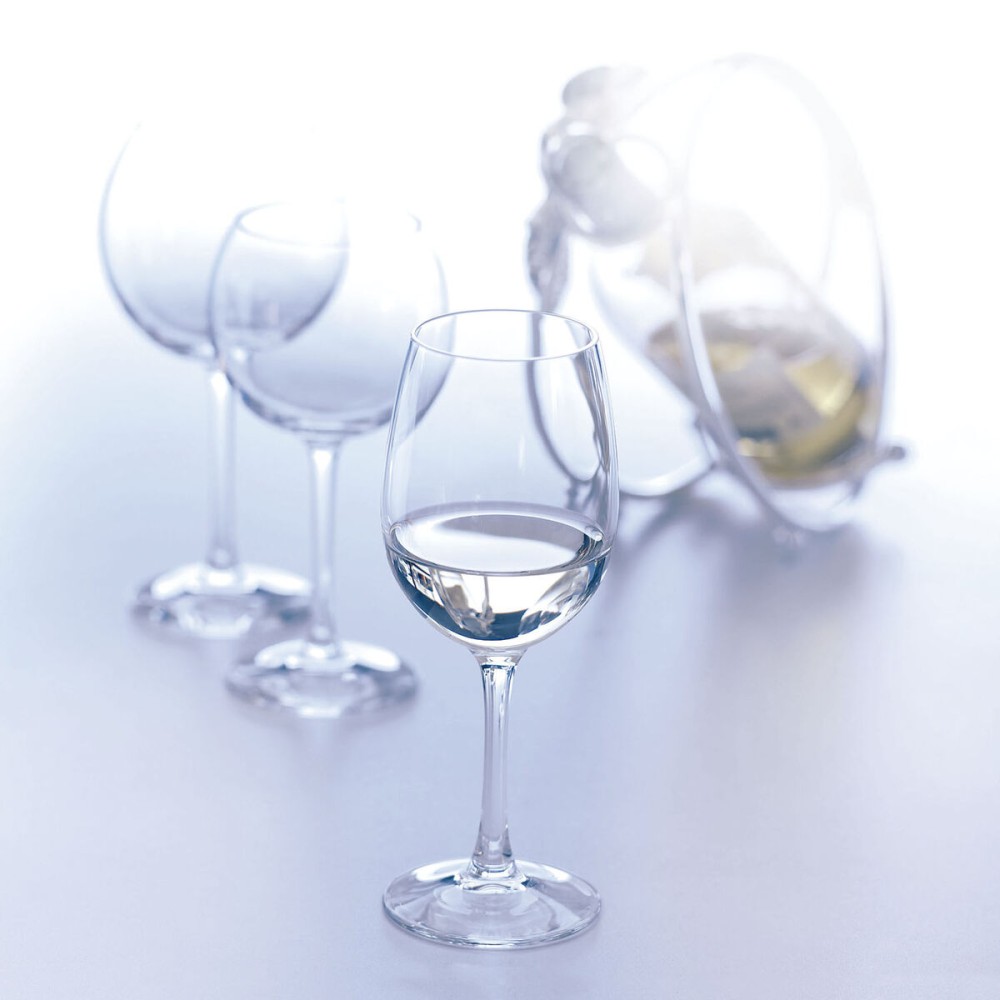 Set of cups Chef&Sommelier Cabernet Tulip Eco Transparent Glass 350 ml (6 Units)