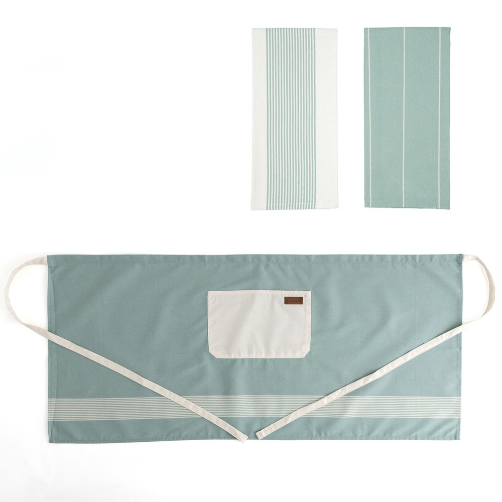 Ensemble de Cuisine Vinthera Okapi Due Bicolore 40 x 60 cm 50 x 110 cm 3 Pièces
