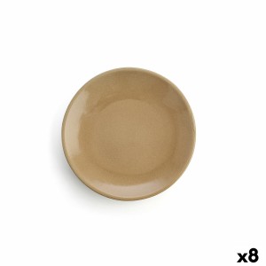Flat Plate Anaflor Barro Anaflor Beige Baked clay Ø 29 cm Meat (8 Units)