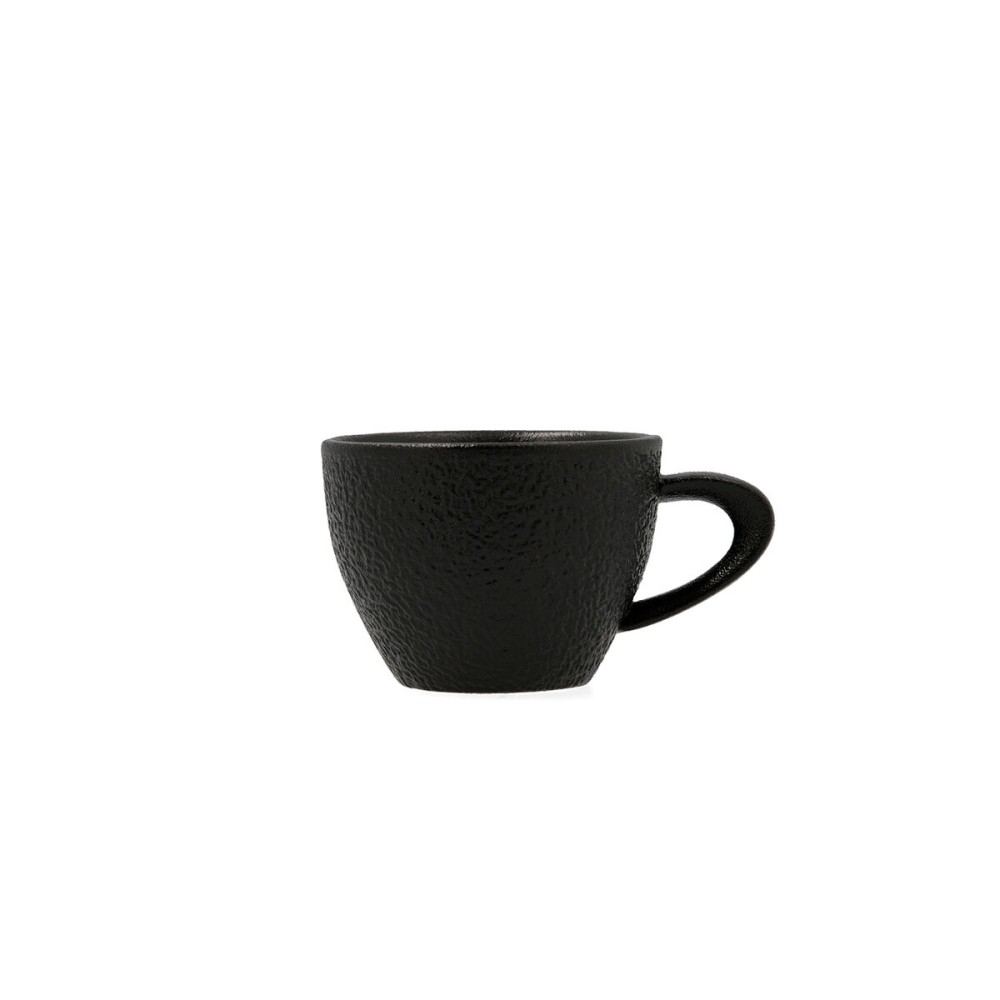 Satz von Kaffeetassen Bidasoa Fosil Schwarz aus Keramik Tonerde 800 ml (12 Stück)