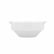 Bol Bidasoa Glacial Blanc Céramique 350 ml (6 Unités) (Pack 6x)