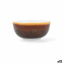 Snack Bowl Ariane Decor Brown Ceramic 12 cm (12 Units)