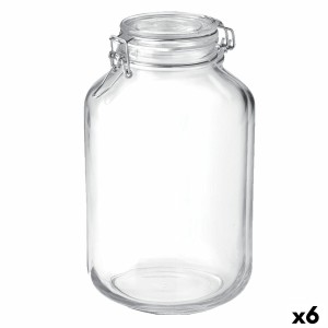 Glass Jar Bormioli Rocco Fido Transparent (6 Units)