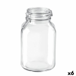 Glass Jar Bormioli Rocco Fido Transparent (6 Units)