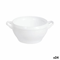 Suppenschalen Luminarc Bol Opal Weiß 540 ml Mit Griffen (24 Stück)