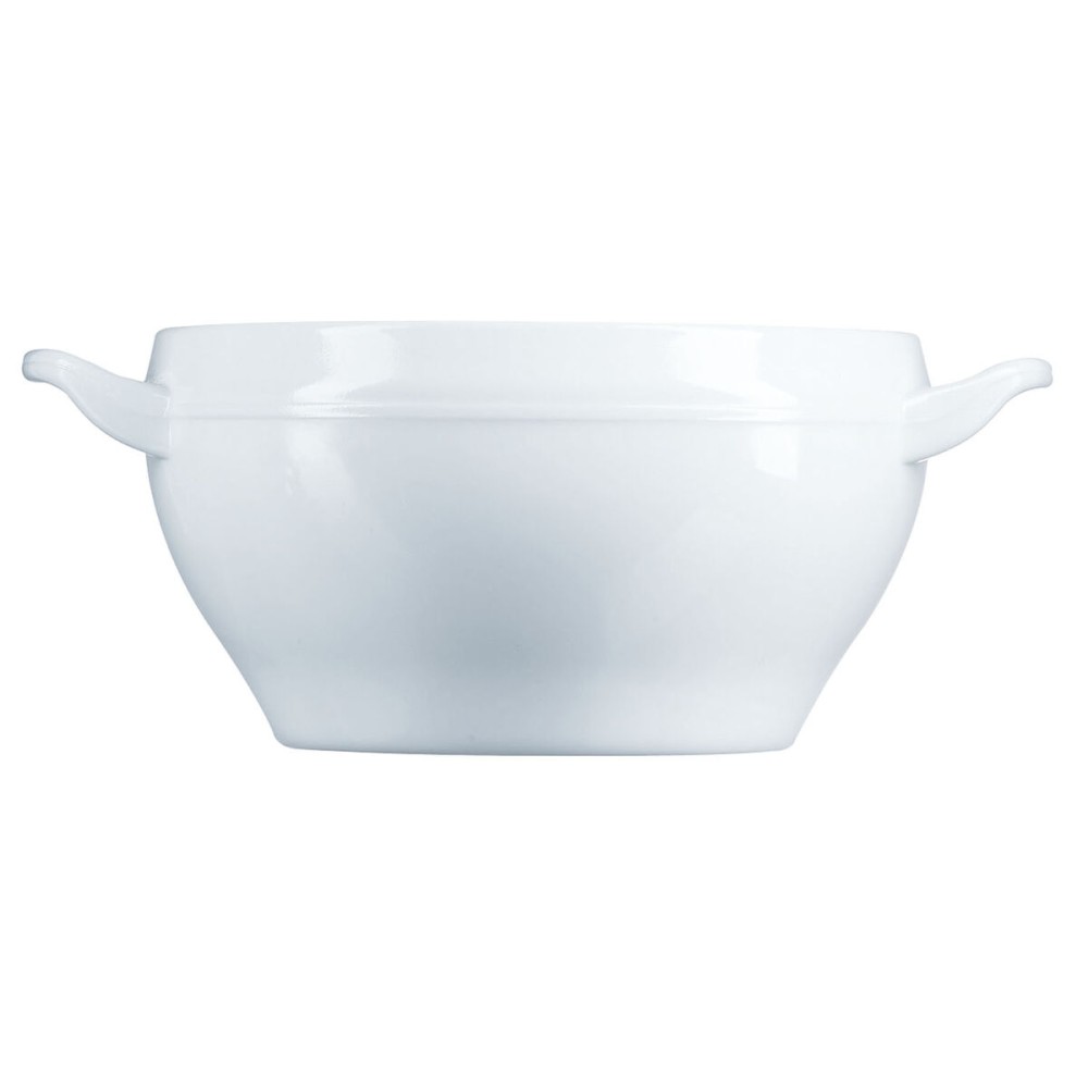 Suppenschalen Luminarc Bol Opal Weiß 540 ml Mit Griffen (24 Stück)