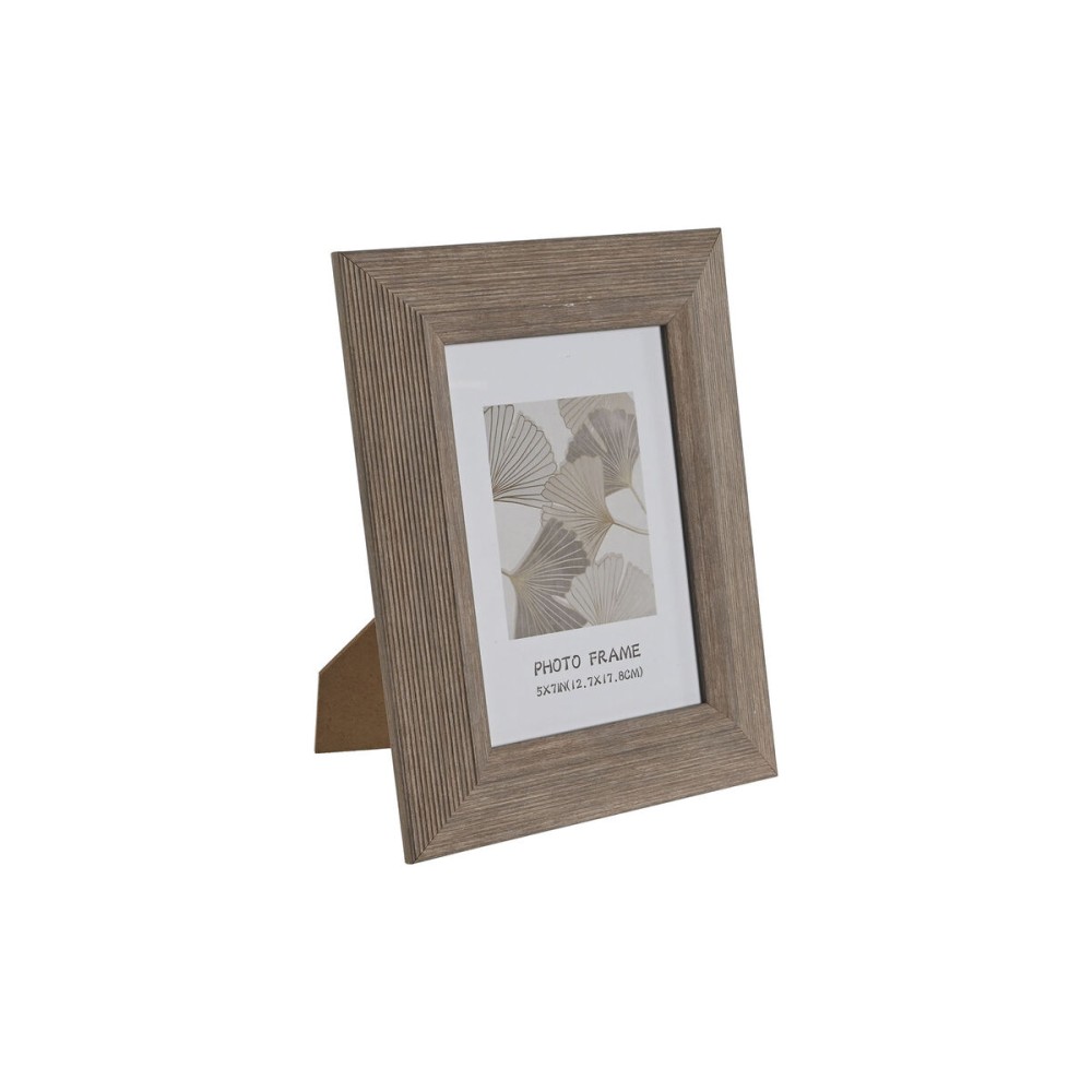 Photo frame Home ESPRIT Natural Crystal polystyrene 19 x 1,8 x 24 cm