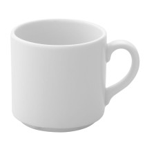 Satz von Kaffeetassen Ariane Prime Weiß aus Keramik 200 ml Kaffee (12 Stück)
