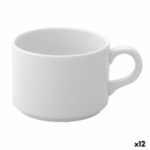Tasse Kaffee und Tee Ariane Prime Weiß 230 ml (12 Stück)