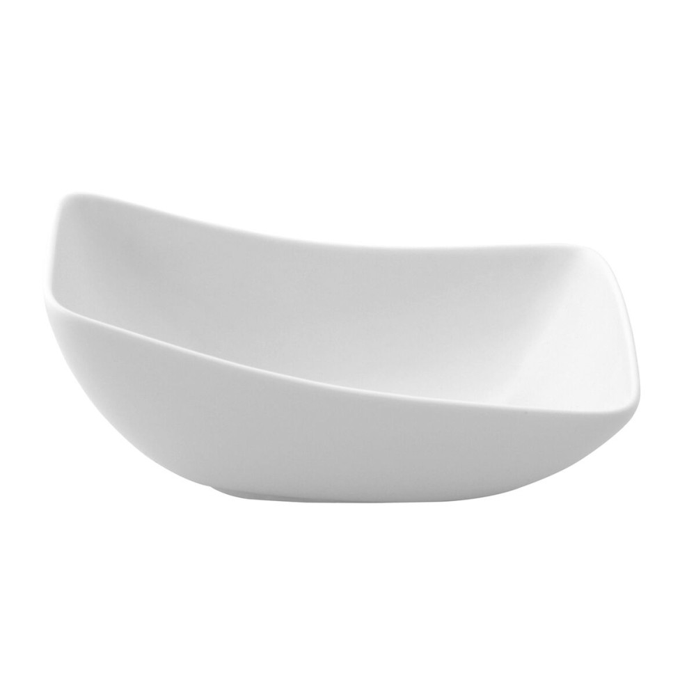 Bol pour Apéritifs Ariane Vital Square Blanc Céramique Carré (6 Unités)