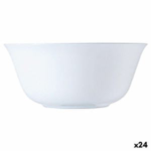 Salatschüssel Luminarc Carine Blanco Weiß Glas 12 cm (24 Stück)