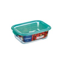Rechteckige Lunchbox mit Deckel Luminarc Keep'n Lagon türkis 1,97 l 22 x 15,6 x 7,2 cm Glas (6 Stück)