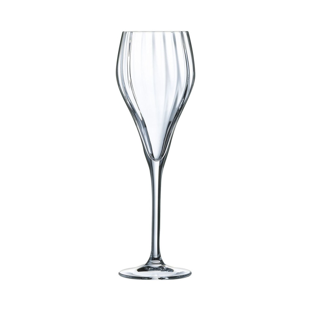 Set of cups Chef & Sommelier Symetrie Transparent Glass 160 ml Champagne 6 Units