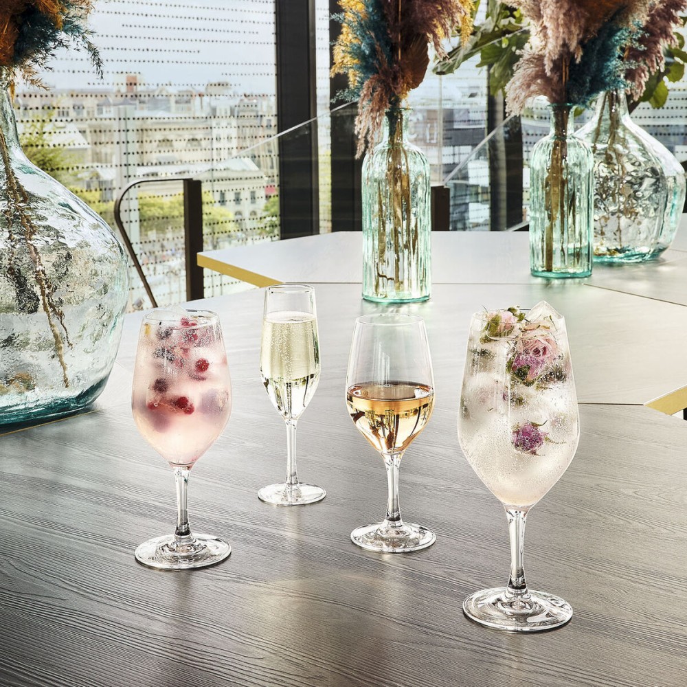 Wine glass set Chef&Sommelier Evidence Transparent Glass 350 ml Wine (6 Units)
