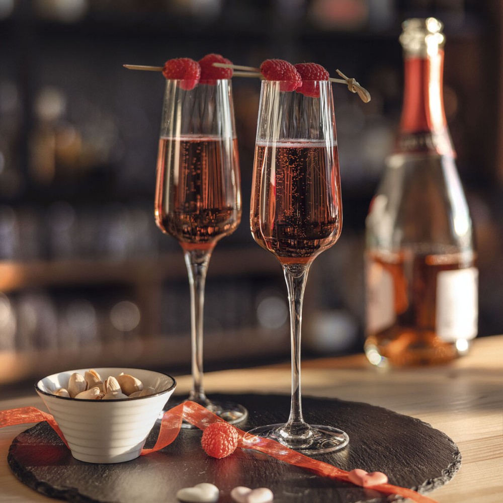 Champagne glass Chef & Sommelier Symetrie Transparent Glass 210 ml Champagne 6 Units