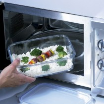 Lunchbox hermetisch Luminarc Pure Box Active zweifarbig Glas 1,22 L 16 cm (6 Stück)