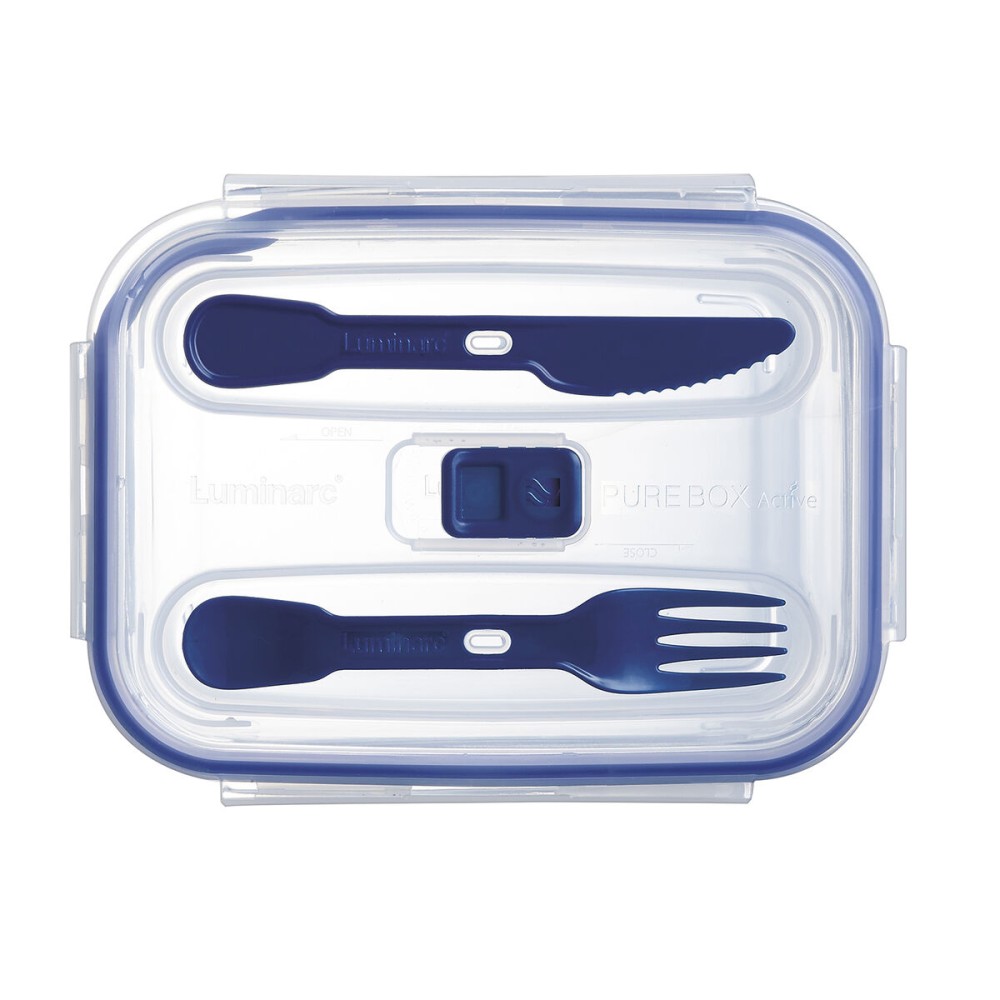 Lunchbox hermetisch Luminarc Pure Box Active zweifarbig Glas 1,22 L 16 cm (6 Stück)