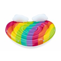 Bestway Île flottante gonflable Arc-en-ciel 175x163 cm Plage et Piscine 43722