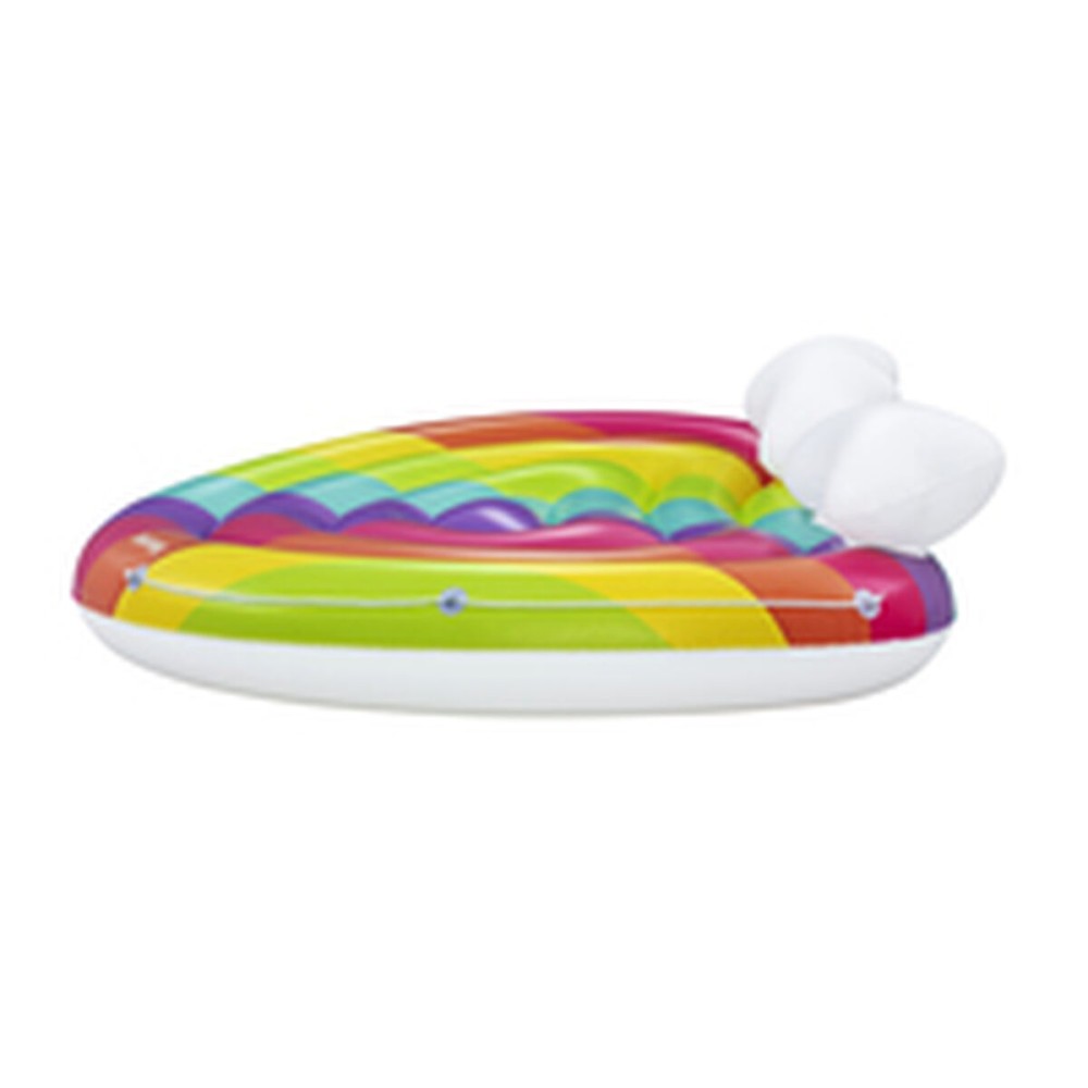 Bestway Île flottante gonflable Arc-en-ciel 175x163 cm Plage et Piscine 43722