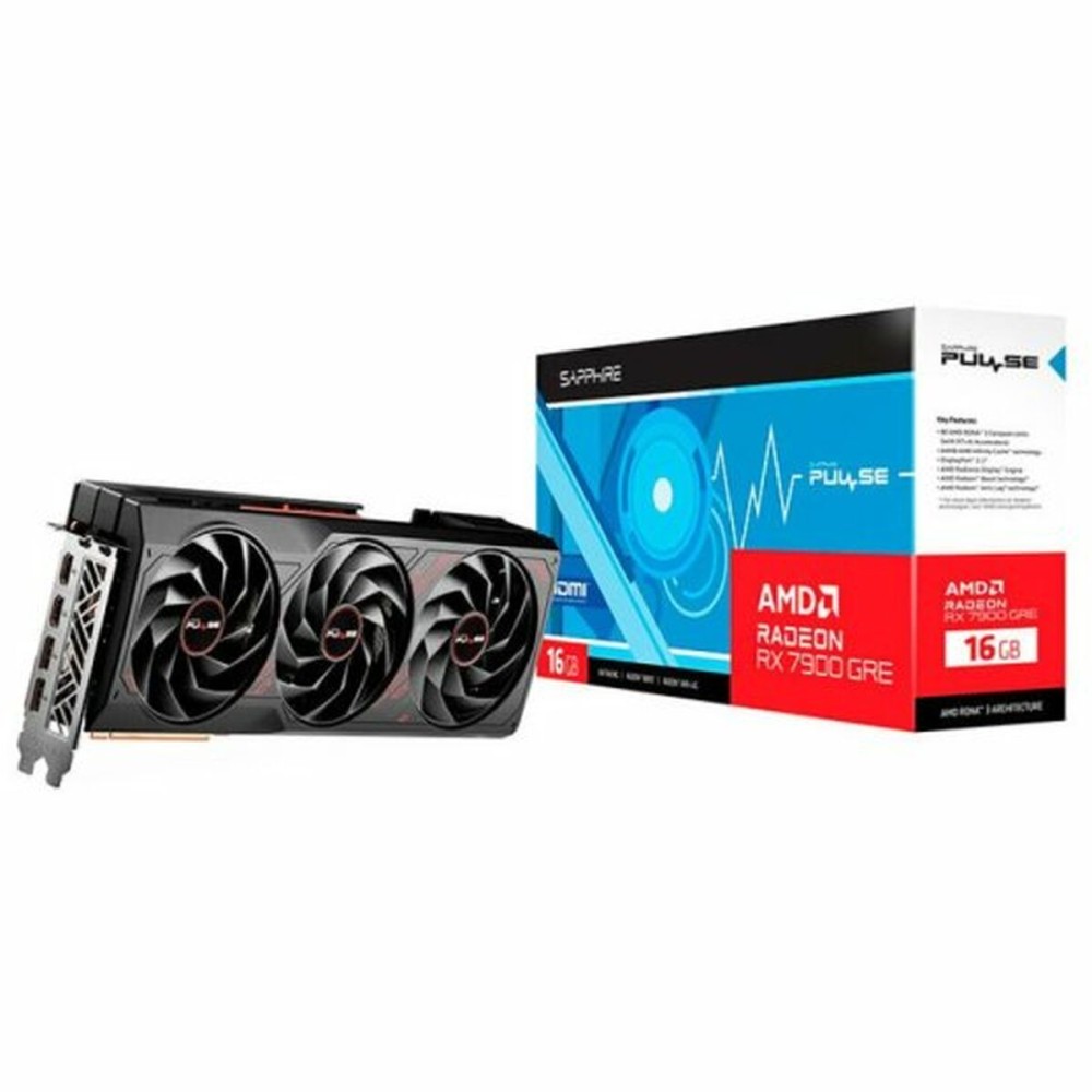 Carte Graphique Sapphire AMD Radeon Pulse RX 7900 GRE Gaming OC 16 GB GDDR6