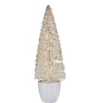 Christmas Tree Krist+ 2402/13-2-4 White Plastic Christmas Tree 10 x 33 x 10 cm (6 Units)