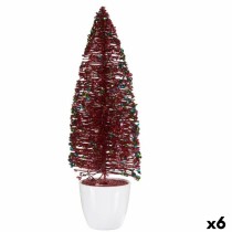 Christmas Tree Krist+ 2402/13-2-7 Red Plastic Christmas Tree 10 x 33 x 10 cm (6 Units)