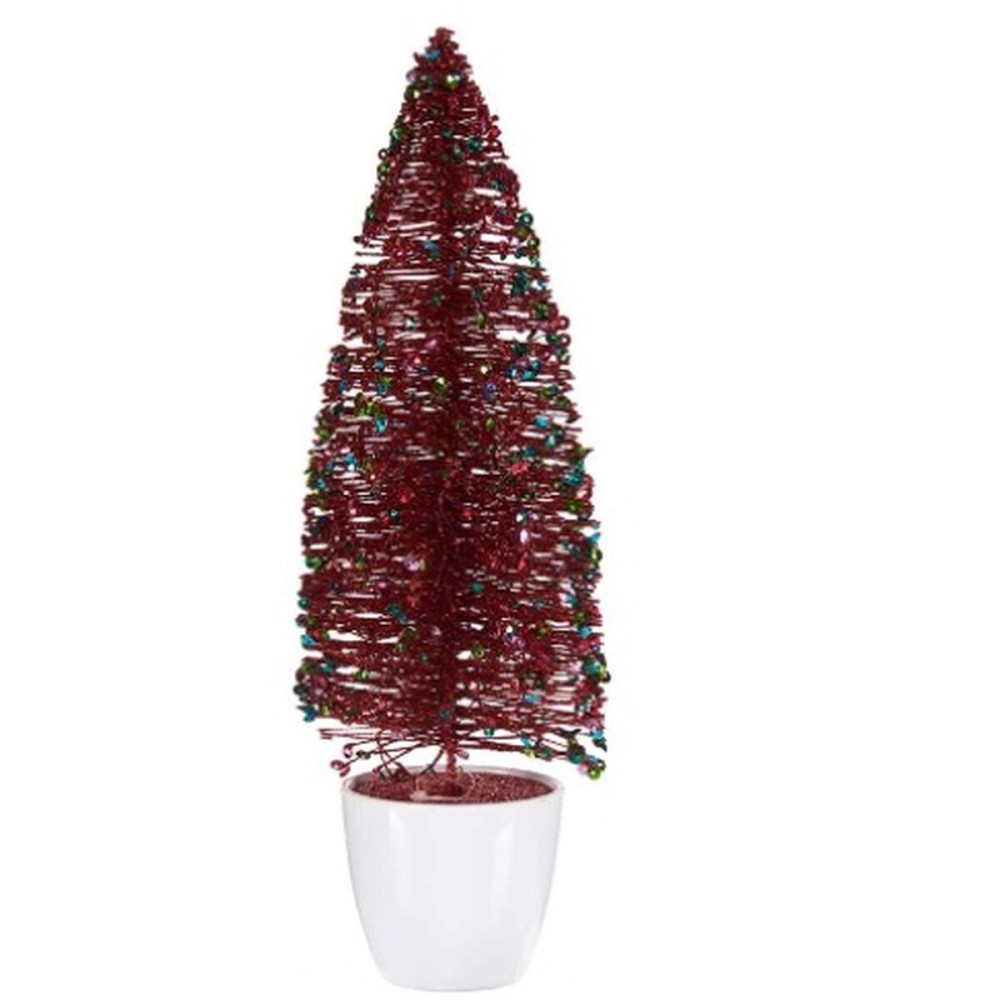 Christmas Tree Krist+ 2402/13-2-7 Red Plastic Christmas Tree 10 x 33 x 10 cm (6 Units)